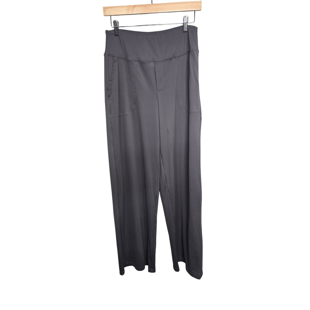 Willit Yoga Pants Womens Large Purple High Waisted Wide Leg Flare Lounge Stretch
